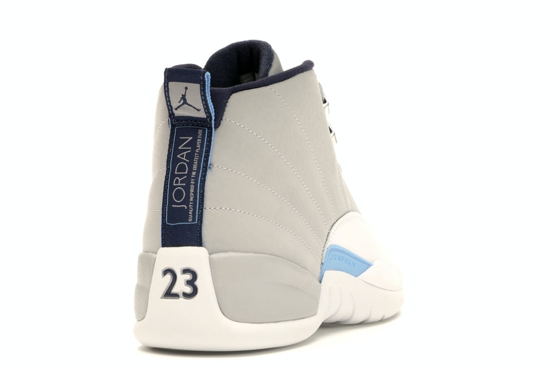 Jordan 12 Retro Grey University Blue 007 Jordan 12 Retro Grey University Blue 007