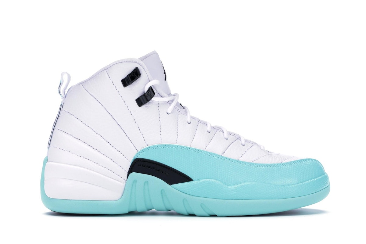 jordan 12 aqua and black