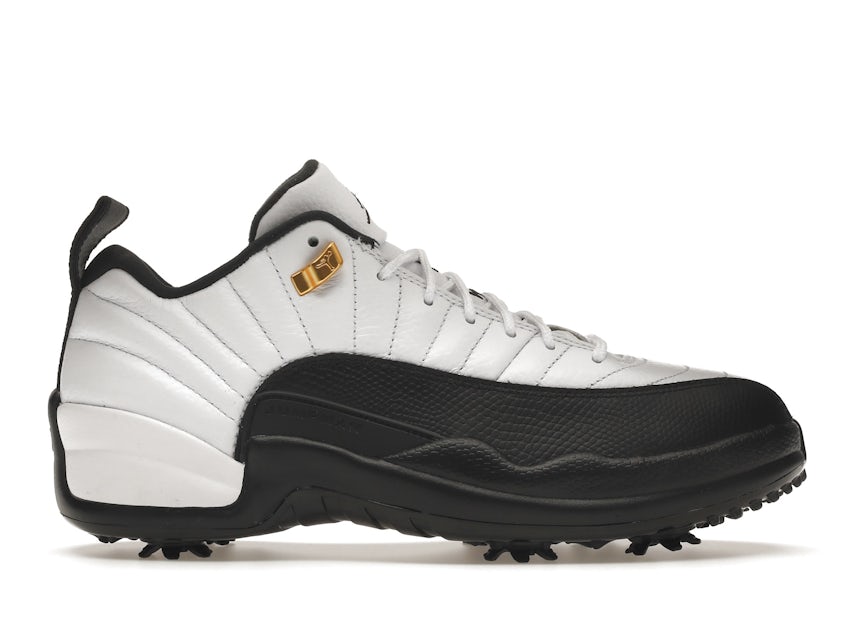 Nike Air Jordan 12 Retro Low Golf Playoff Mens Size 8.5 Black White DH4120  010 