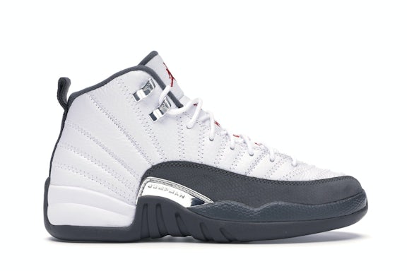 Jordan 12 Retro Blanco Dark Grey (para escolares) 0