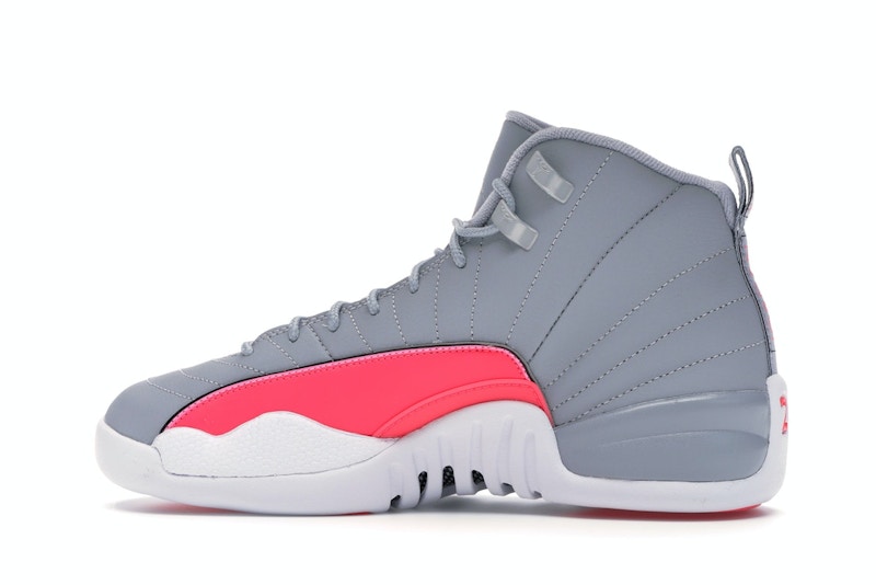 Pink white and grey 12s clearance