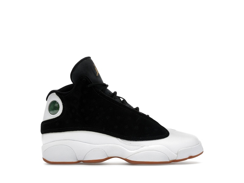 Jordan 13 Retro Black White Gum (GS) - 439358-021 - US