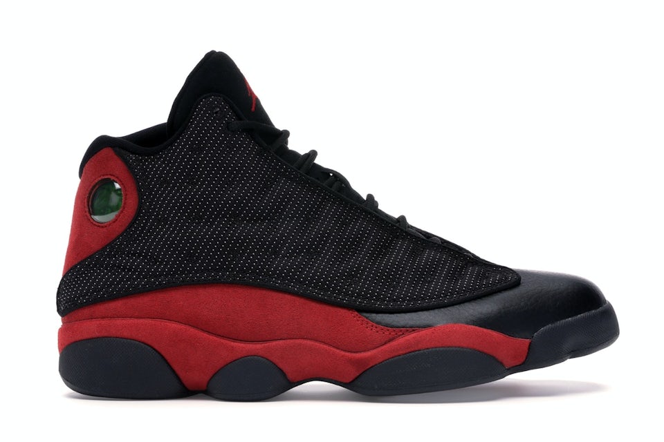 Supreme x Air Jordan 13 Red Black Shoes, Sneaker