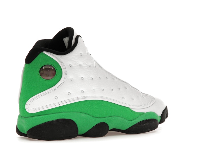 Jordans 13 green and white clearance