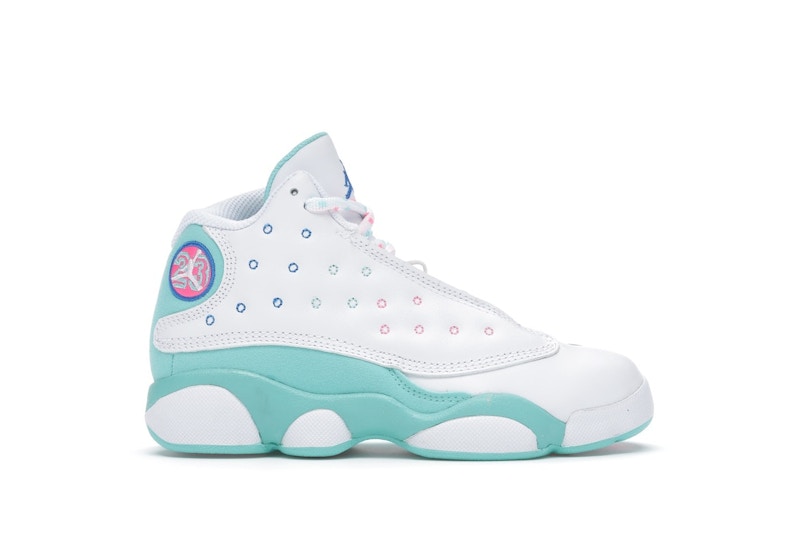 Jordan 13 sales rosado con blanco