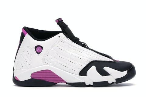 Jordan 14 Retro Fuchsia Flash Black Toe (GS) 654969-119 US
