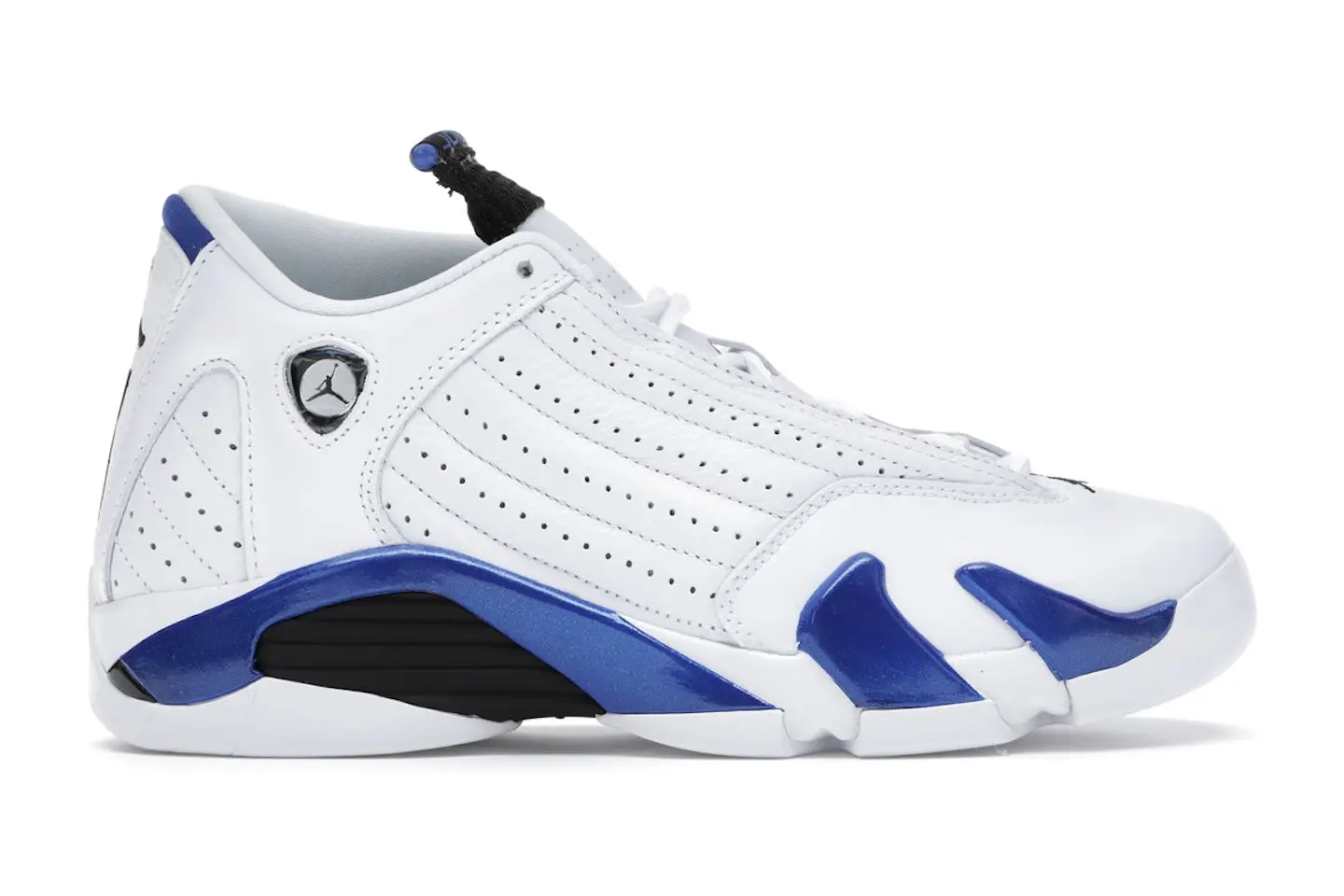 Jordan 14 Retro White Hyper Royal (GS) Kids' - 487524-104 - US