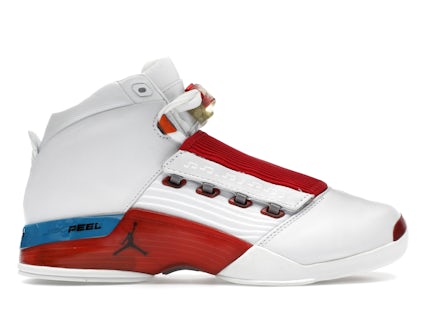 Jordan 17 OG White Varsity Red Men's 302720-161 US