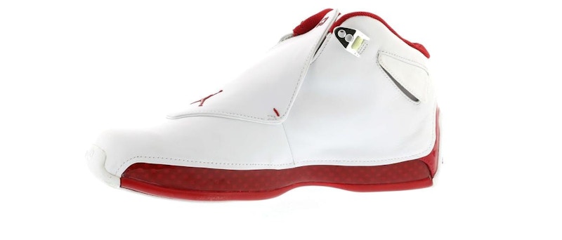 Red and white jordan 18 clearance