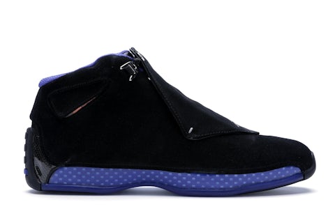 Jordan 18 Retro Negro Sport Azul real (2018) Hombre AA2494-007 US