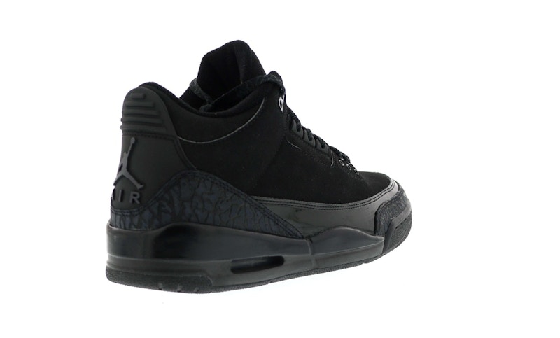 All black jordan 3s Clearance