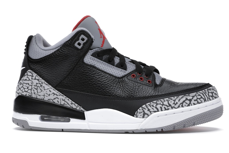 Jordan 3 black cement suede