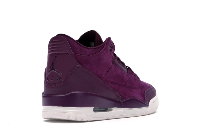 Jordan 3 bordeaux womens Clearance