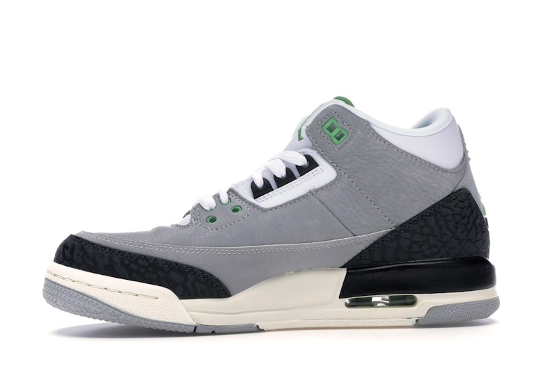 Jordan 3 chlorophyll stockx clearance