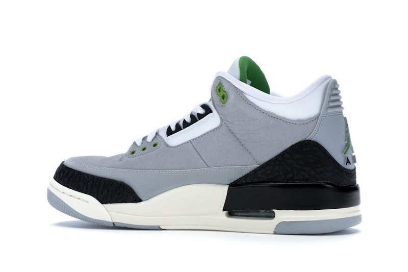 Jordan 3 chlorophyll stockx clearance