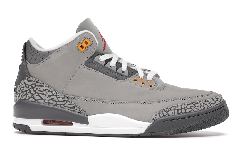 Grey jordan 3s Clearance