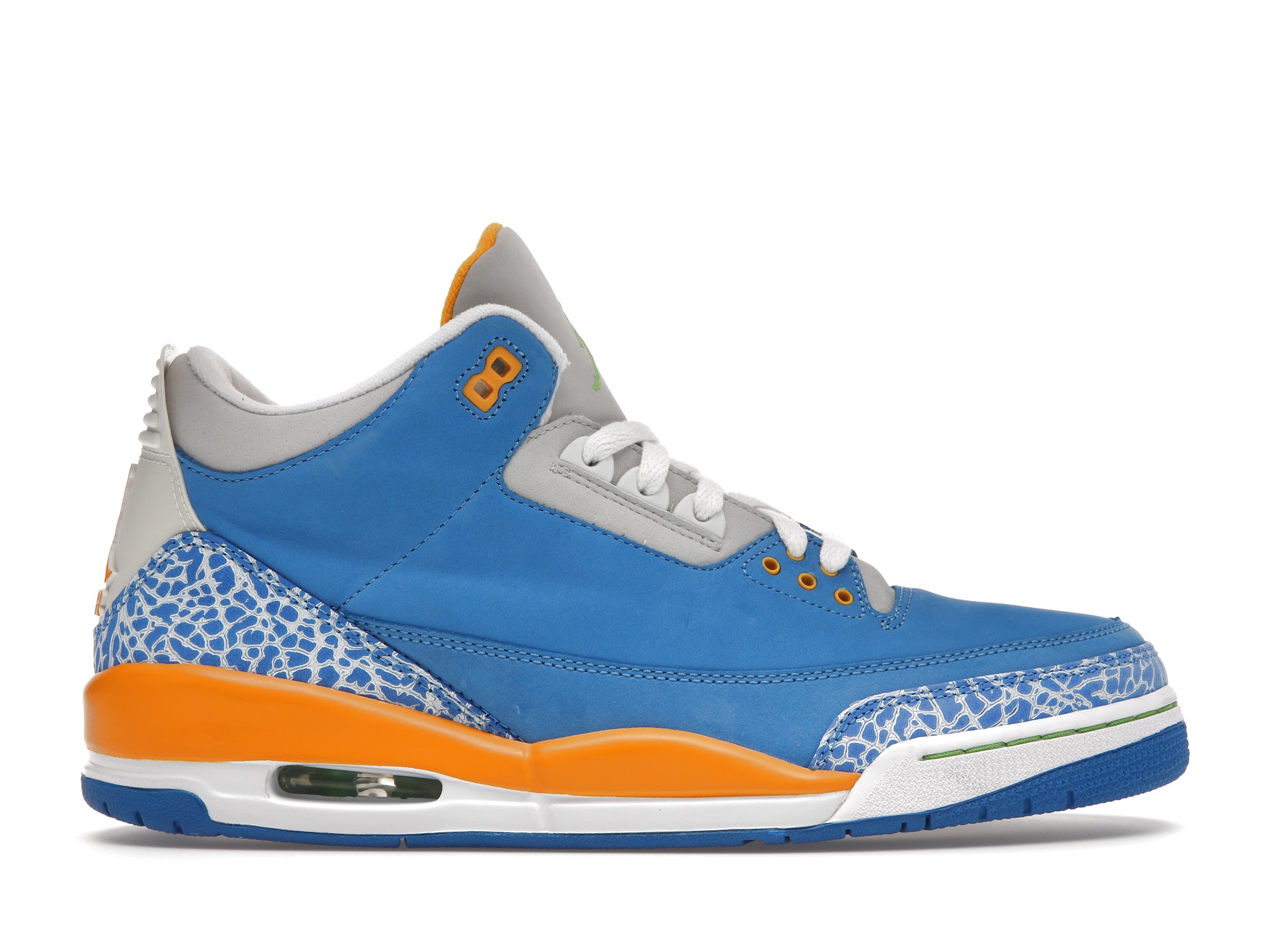 Blue and orange jordan clearance 3