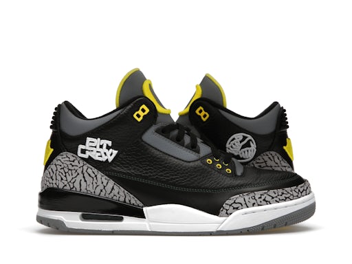 Jordan 3 Retro Oregon Ducks Pit Crew Black 0