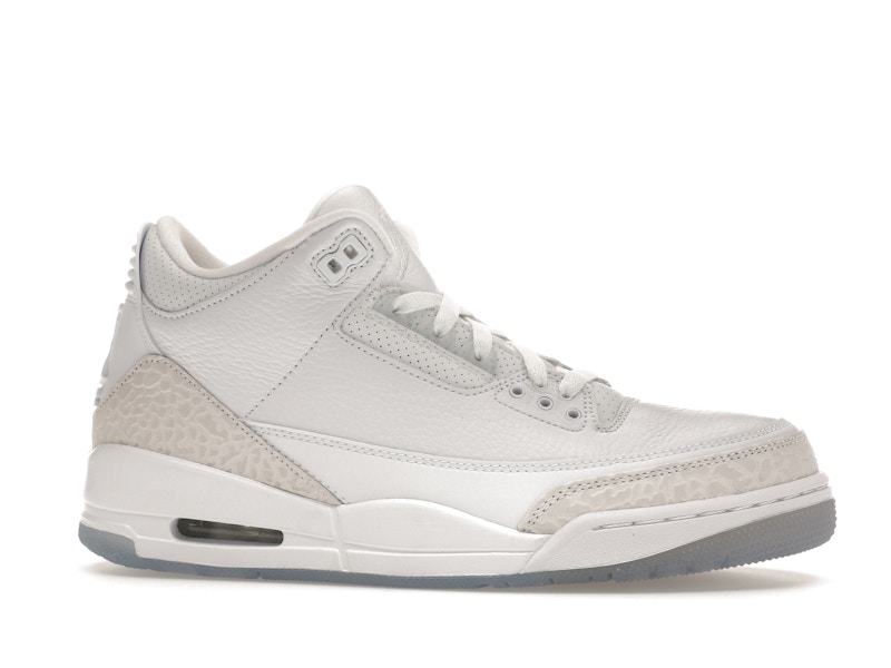 White retro 3s clearance