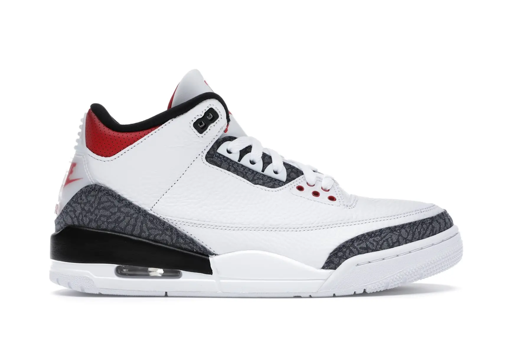 Jordan 3 Retro SE Fire Red Denim (2020) Men's - CZ6431-100 - US