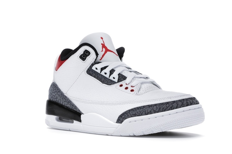 Jordan fire red denim clearance