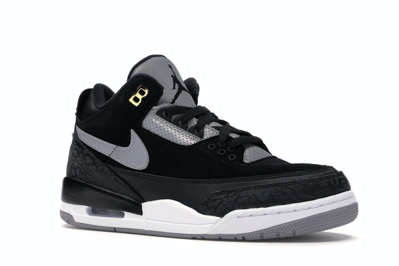 Air jordan 3 tinker hatfield black cement clearance