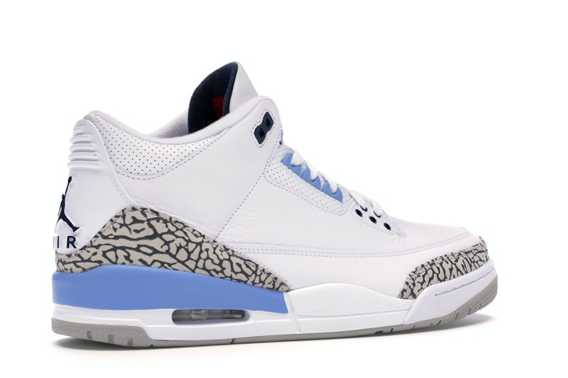 Carolina jordan 3 clearance