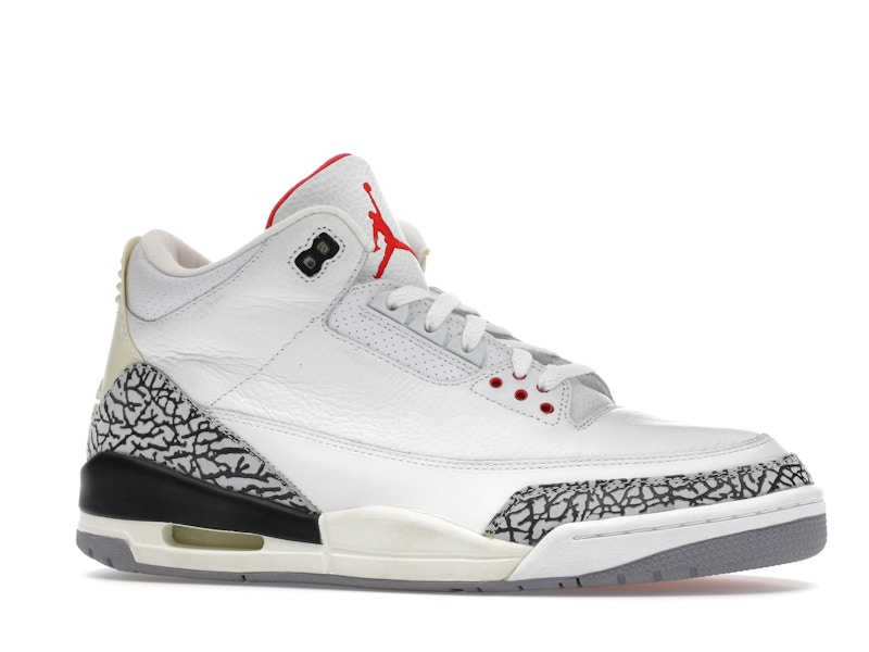 Retro 3 jordans white cement clearance