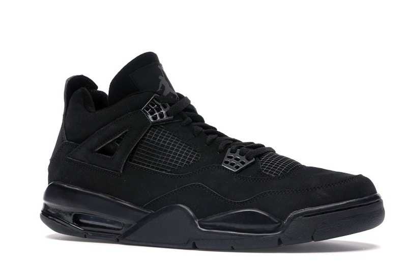 All black jordan retro 4 Clearance