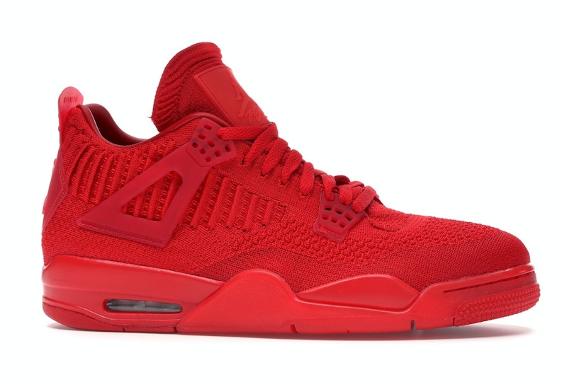 flyknit jordan 4 red