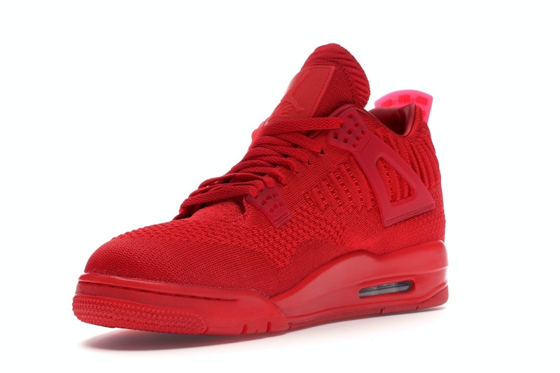 Air jordan retro 4 flyknit red clearance
