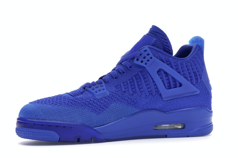 Blue flyknit jordan 4 clearance