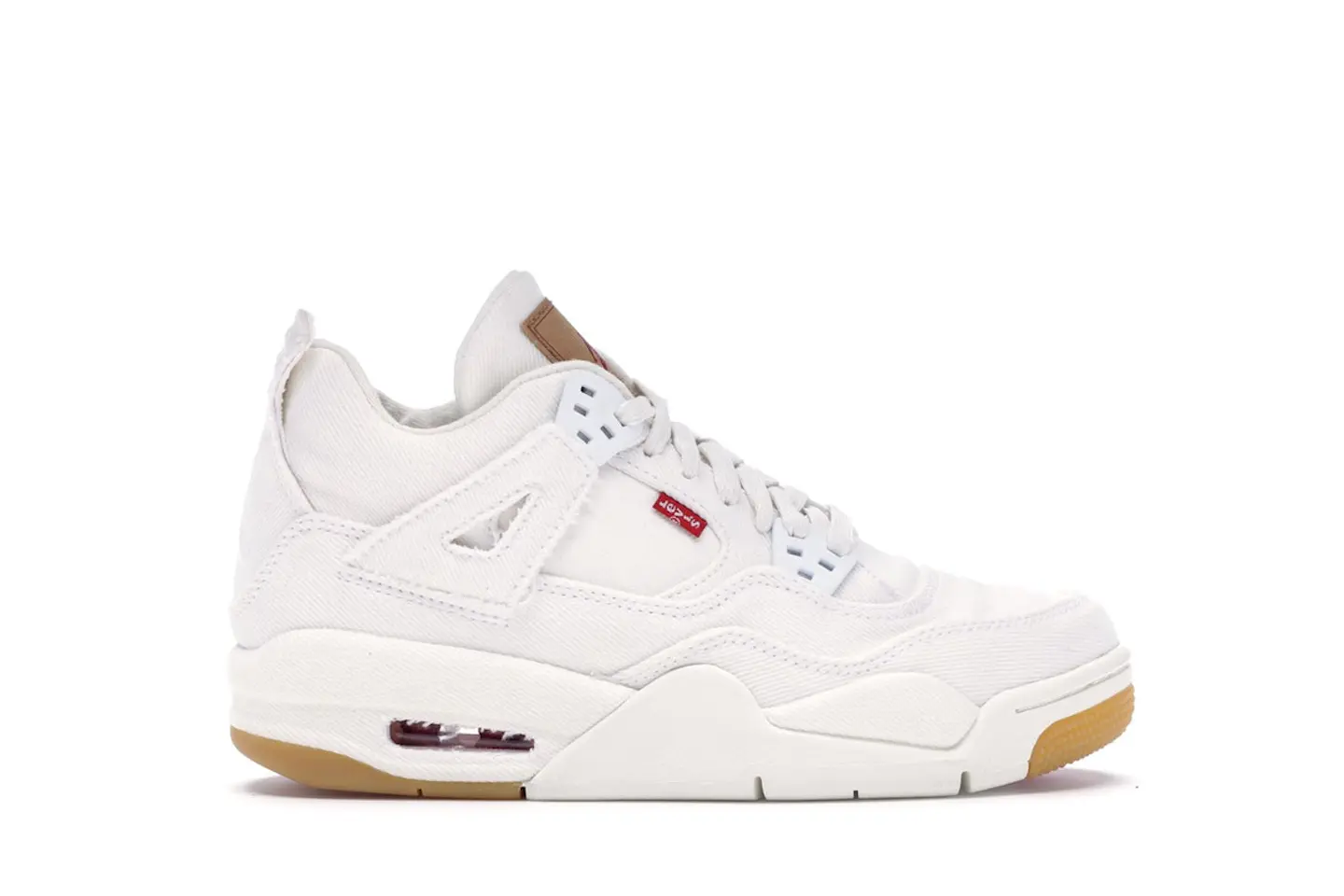 Jordan 4 Retro Levi's White (GS) (Levi's Tag) Kids' - AQ9103-100 - US