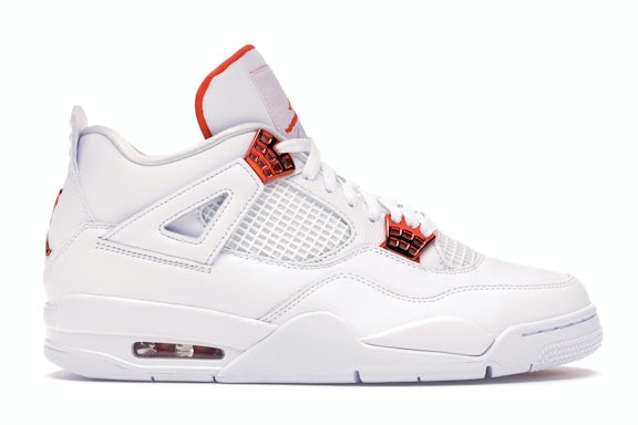 Jordan 4 Retro arancione metallizzato 0