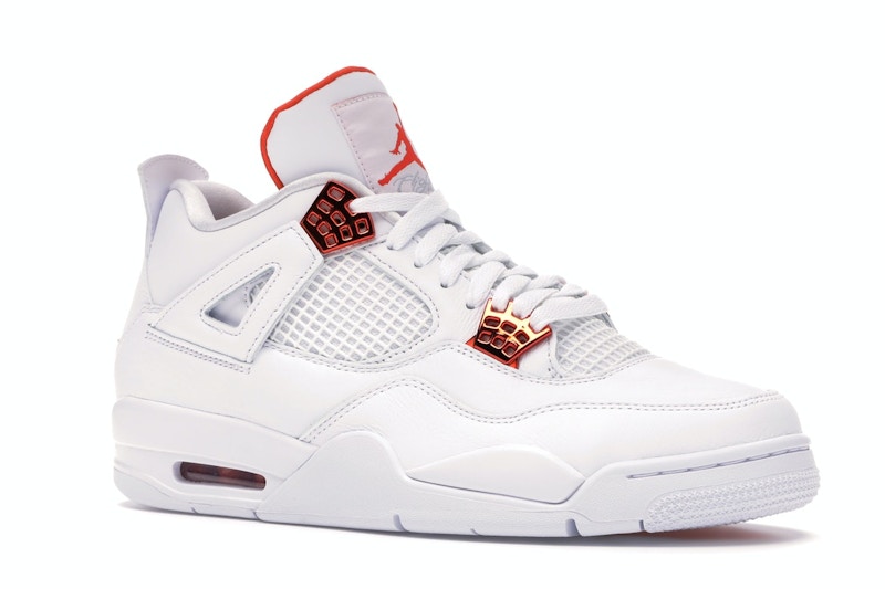 Jordan 4 metallic orange stockx clearance