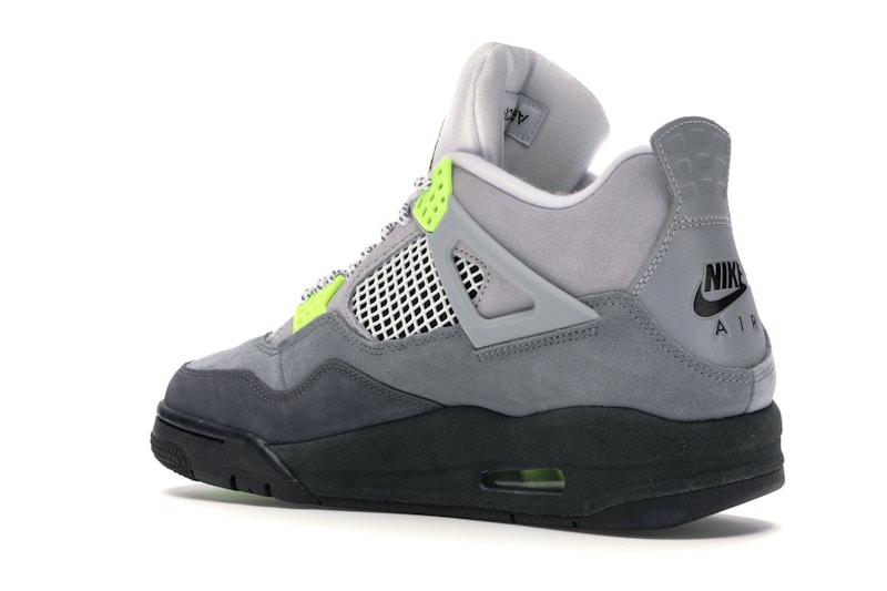 Jordan 4 neon stockx clearance