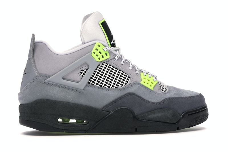 Jordan 4 neon stockx clearance