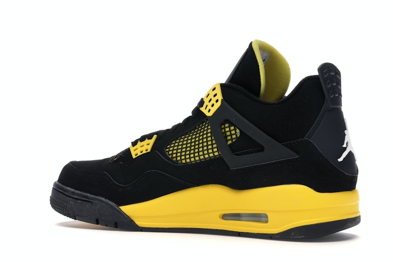 Black and yellow jordans 4 Clearance