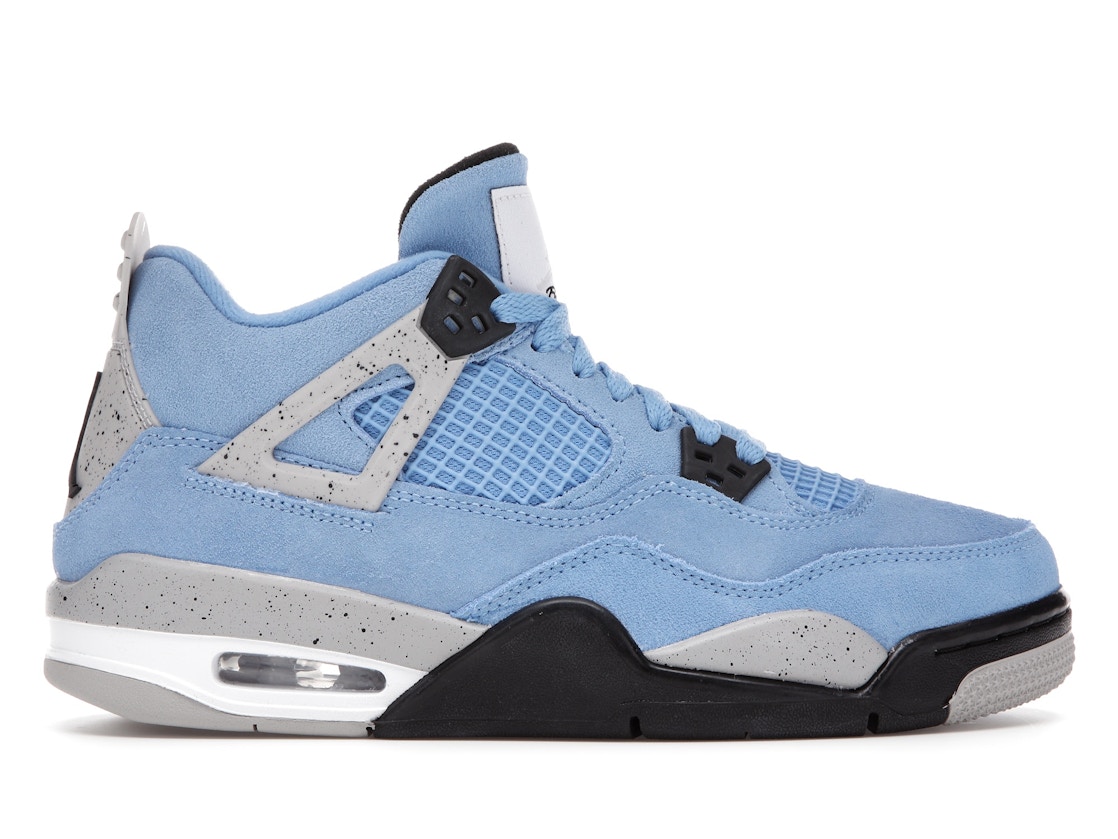 Jordan 4 Retro University Blue Gs 400 Jordan 4 Retro University Blue Gs 400