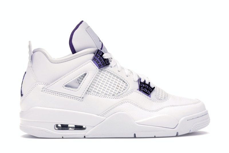 Jordan 4 retro morados clearance