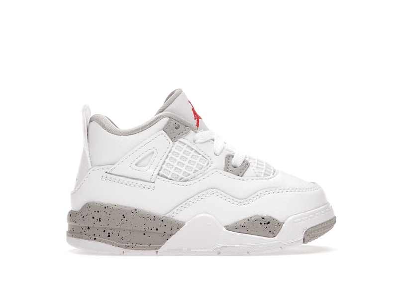 White jordan retro on sale 4