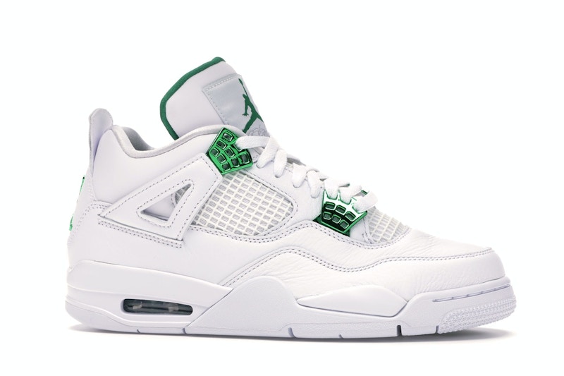 White and green retro 4s Clearance