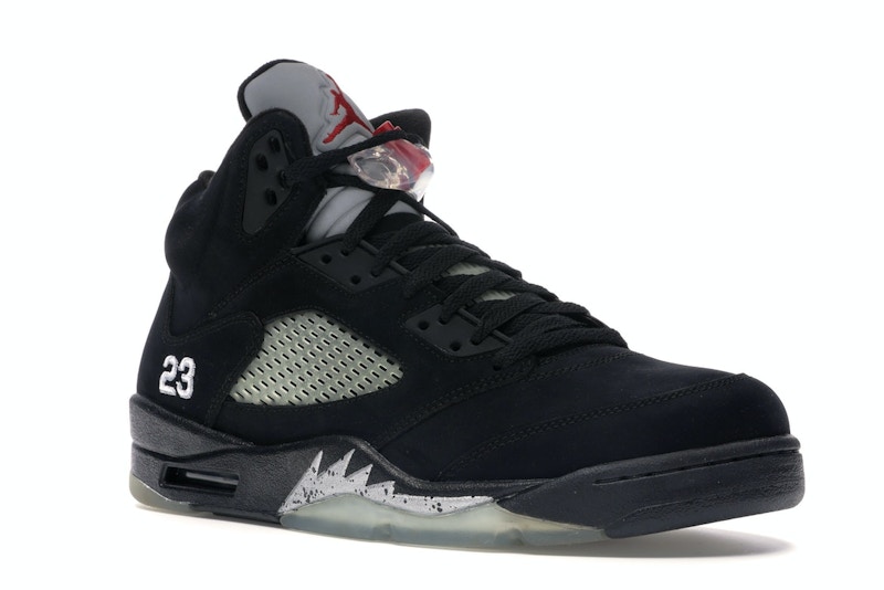 Jordan 5 black metallic silver clearance