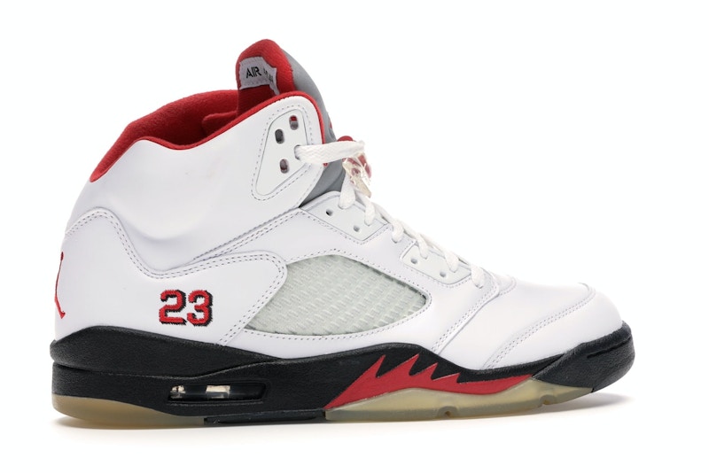 Fire red 5s footlocker