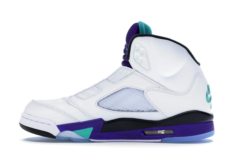 Jordan 5 purple grape stockx clearance