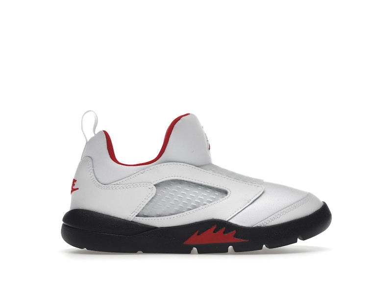 Jordan 5 black university top red