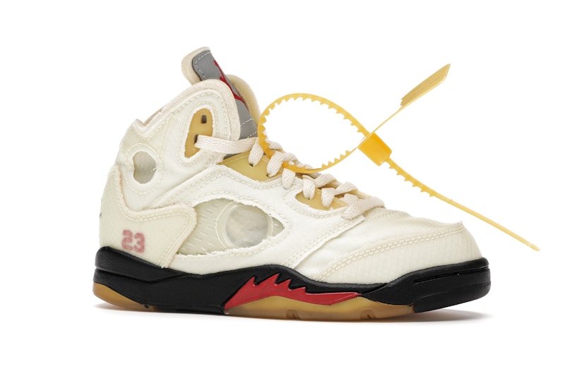 Off white jordan 5 resell
