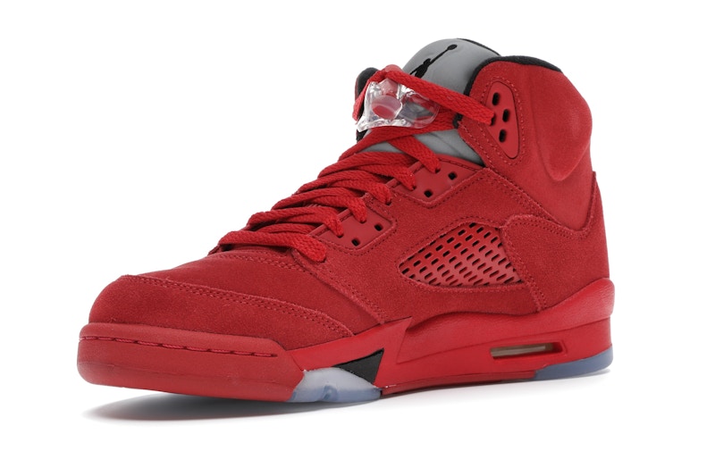 Jordan 5 retro suede red clearance