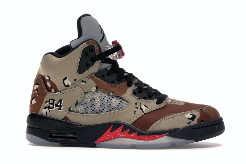 Air jordan 5 supreme desert camo Clearance