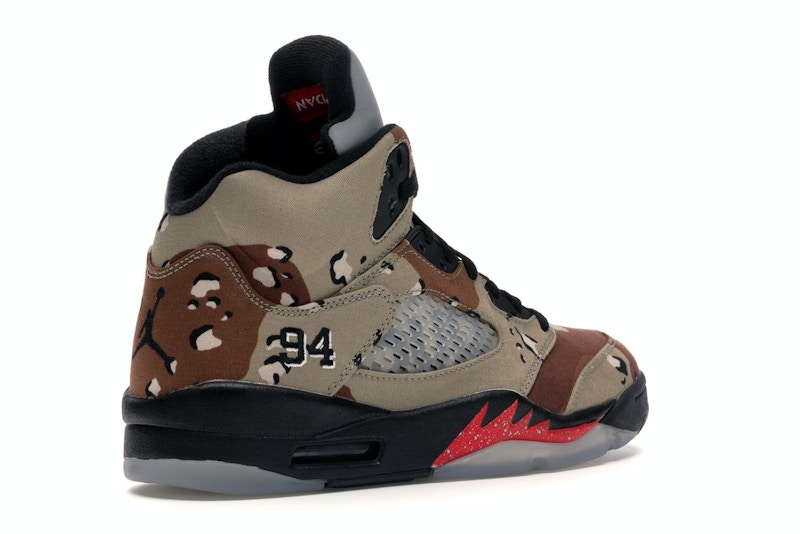 Jordan 5 retro supreme desert camo clearance